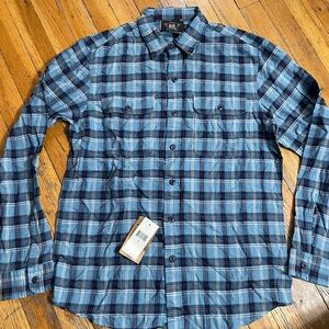 Men’s Ralph Lauren Double R Button Down Shirt, medium, NWT